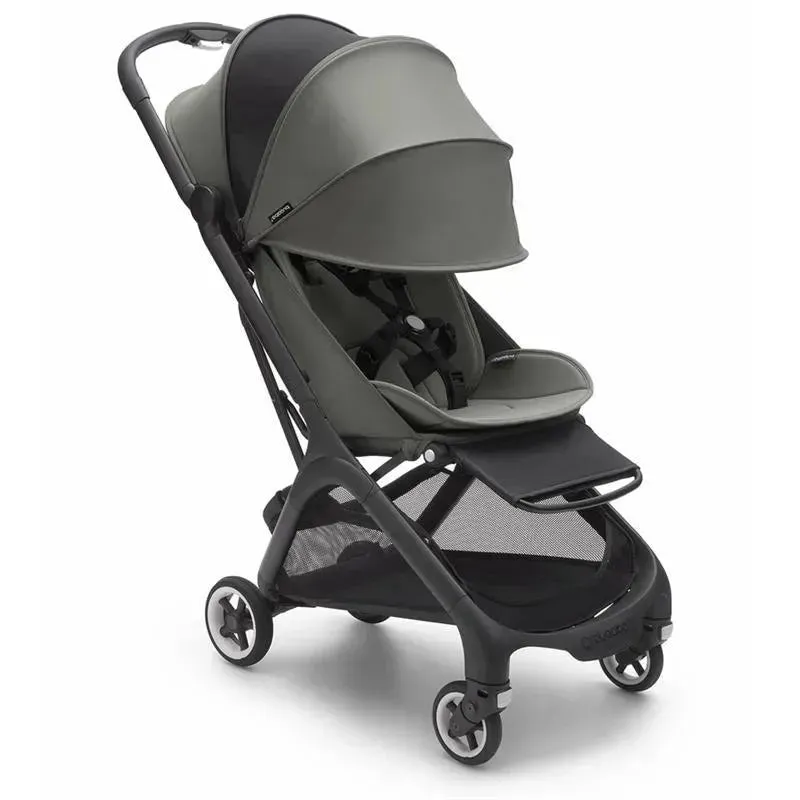 Bugaboo - Butterfly Complete Compact Stroller, Black/Forest Green - Image 4