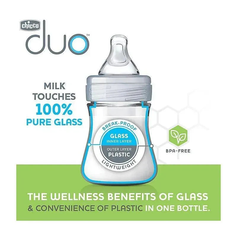 Chicco - Duo 5Oz 2Pk Hybrid Baby Bottles - Image 9