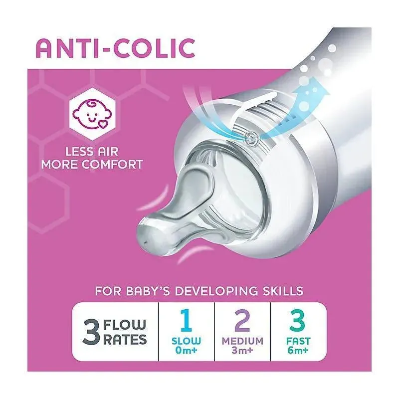 Chicco - Duo Newborn Baby Bottle Starter Gift Set, Pink - Image 9