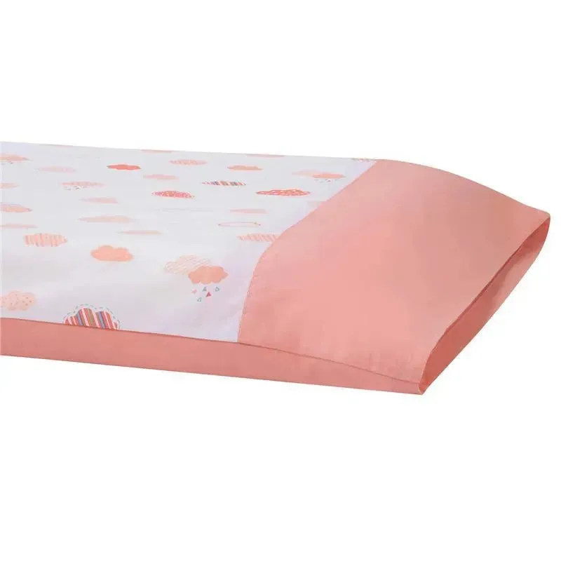 Clevamama Clevafoam Pram Baby Pillow Case, Stroller Pillow Case - Coral - Image 4