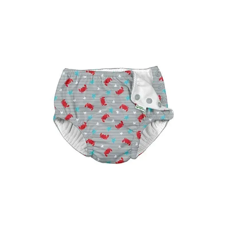 Iplay Baby - UV Protection Baby Swim Diapers, Gray Crab - Image 3