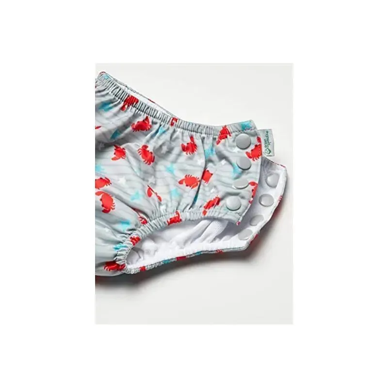 Iplay Baby - UV Protection Baby Swim Diapers, Gray Crab - Image 4