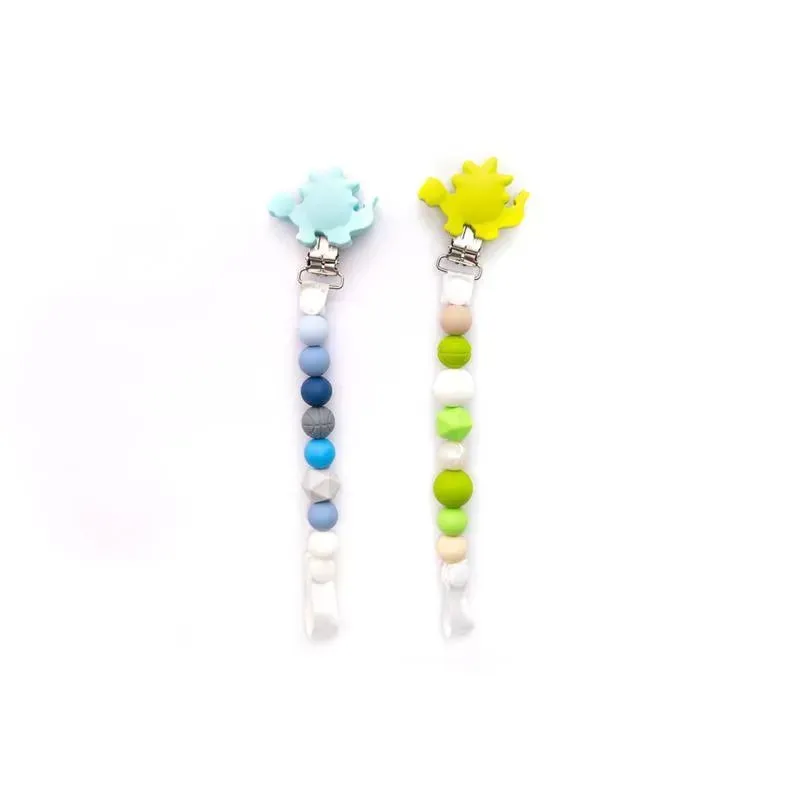 Primo Passi - Silicone Baby Pacifier Holder Clip Boy - Image 3